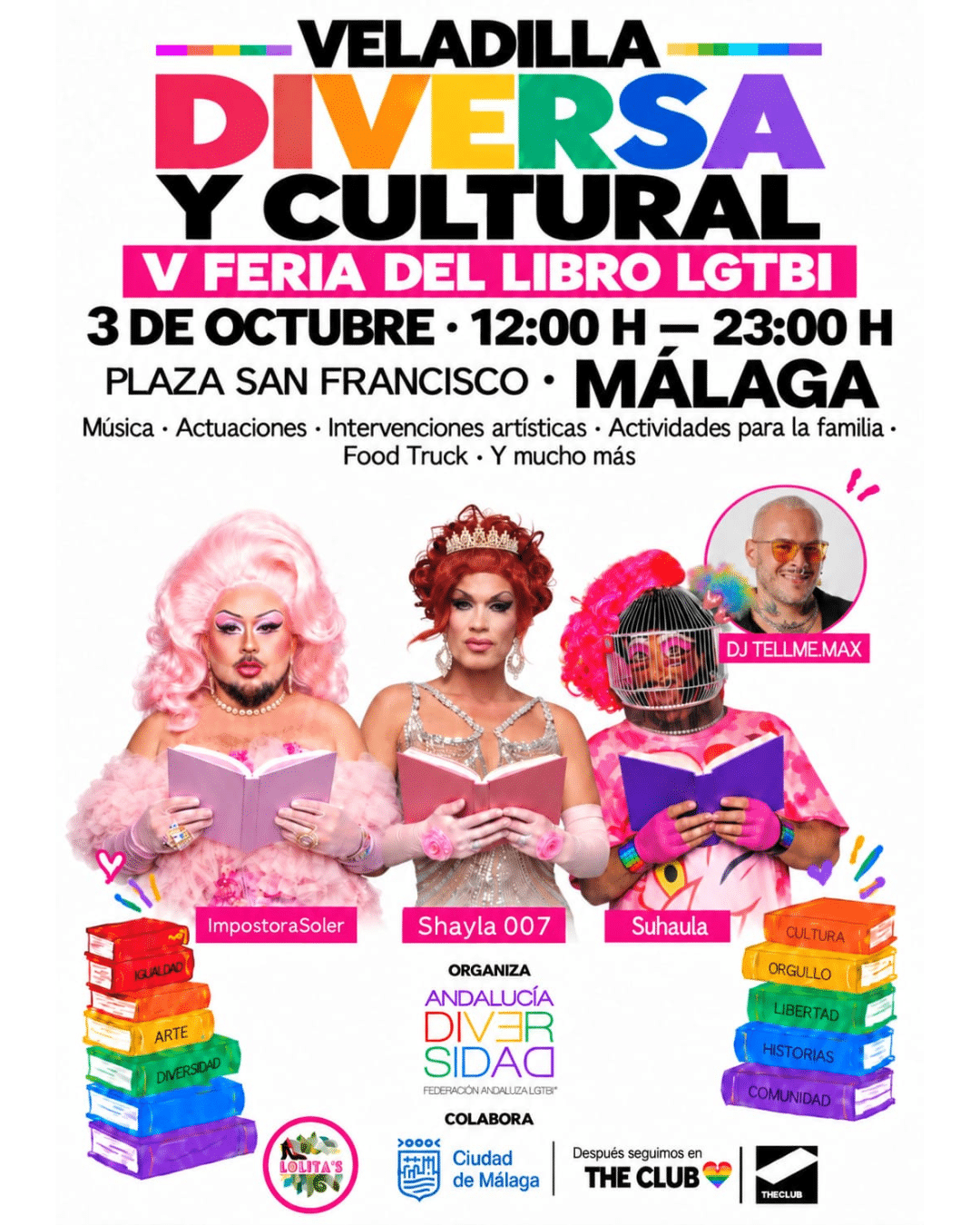 Málaga – V Feria del Libro LGTBI «Veladilla Diversa y Cultural»